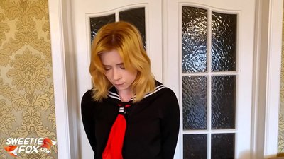 继父严惩女学生的不良学风--打屁股和口交